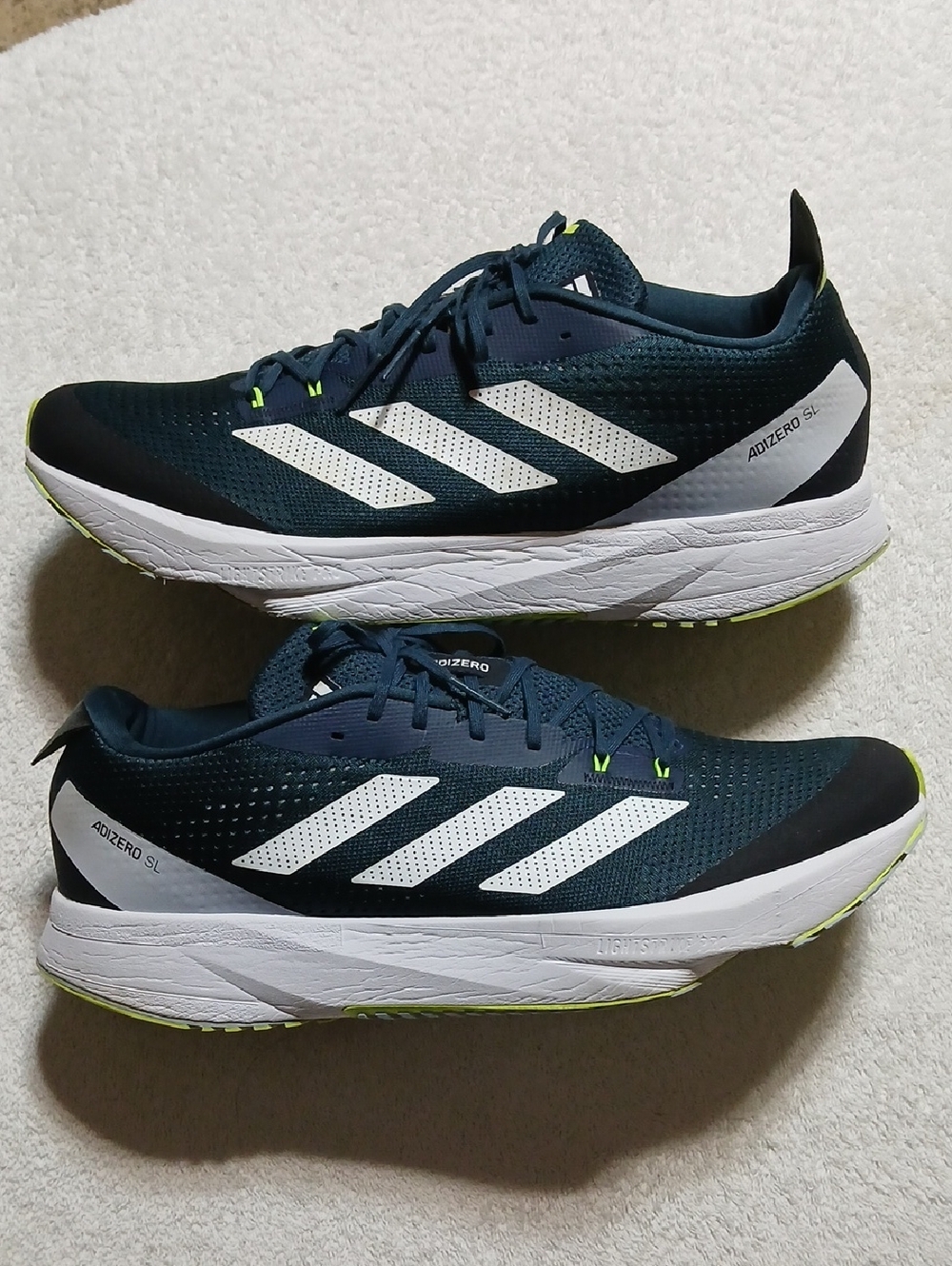 Adidas Men's Adizero SL Running Shoes Size 15
